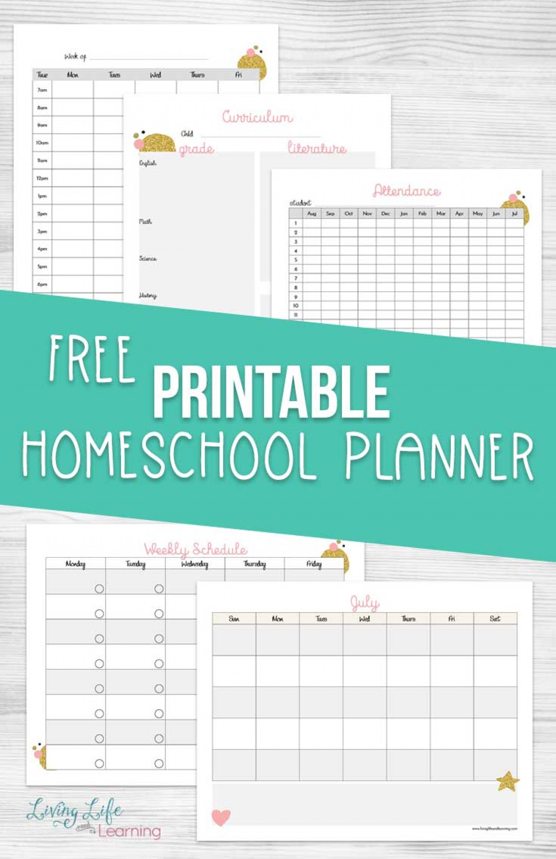 005 Template Ideas Homeschool Daily Lesson Plan Free