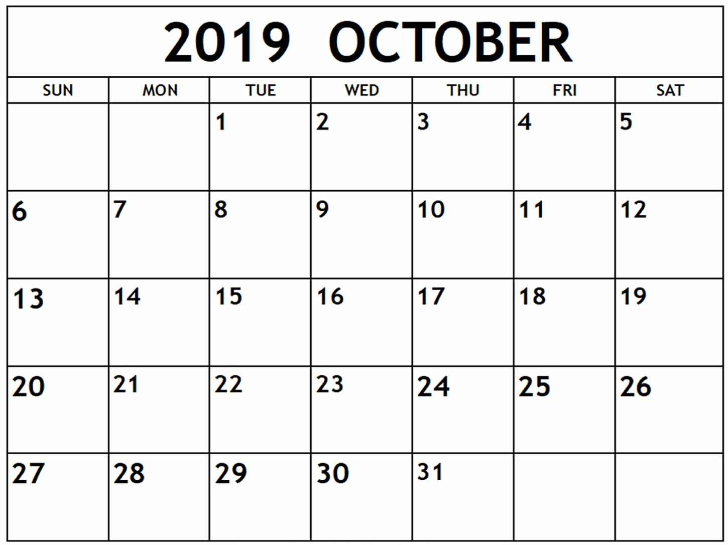 008 Blank Calendar Template Word October Printable Top Ideas