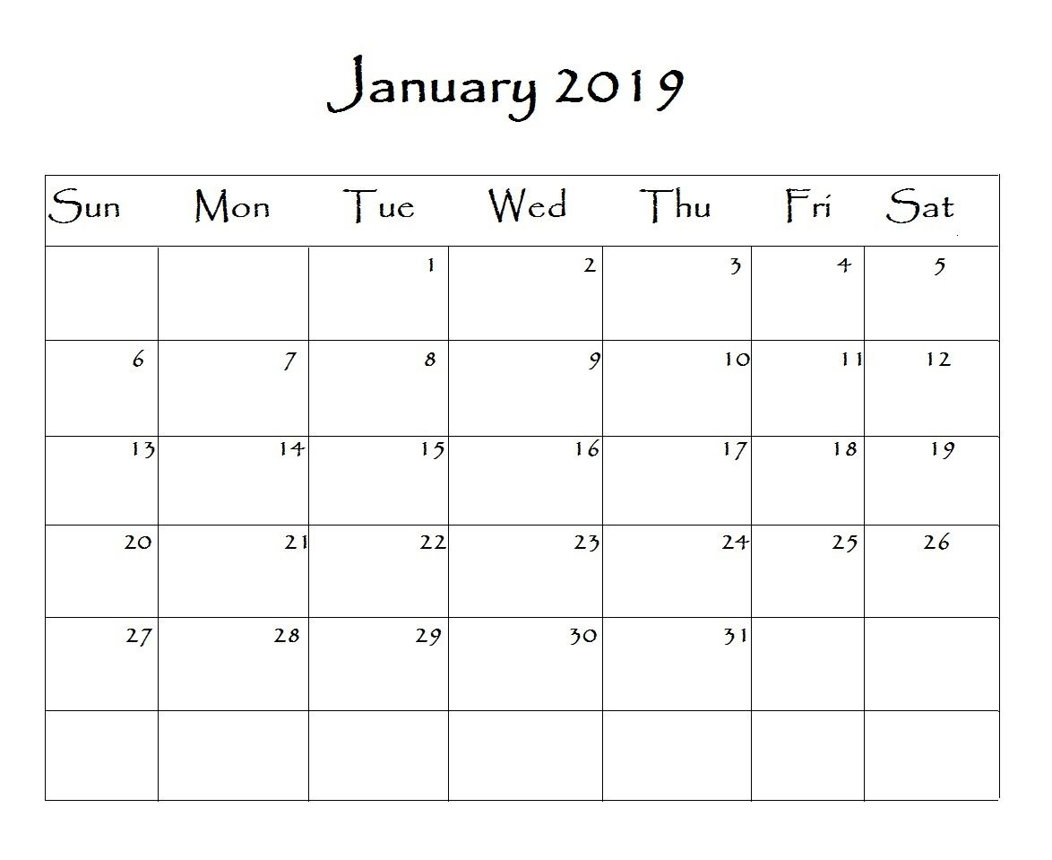 calendar template for microsoft word