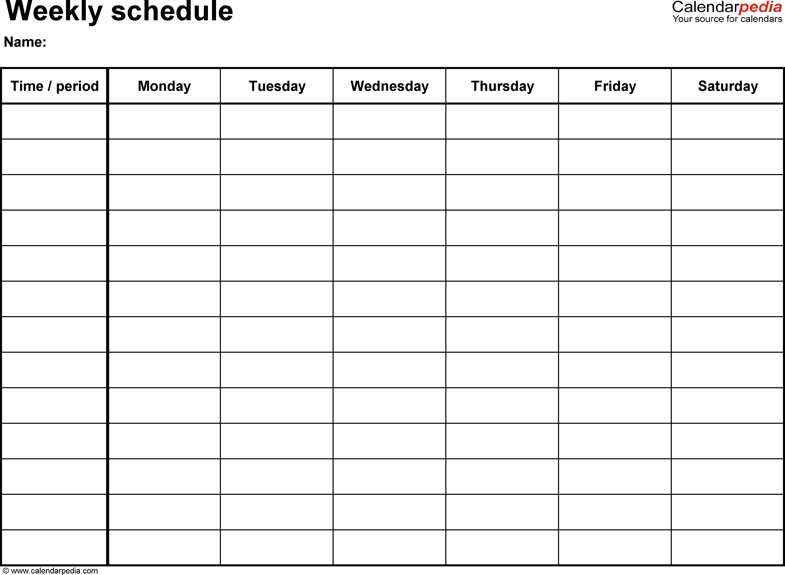 1 Week Schedule - Wpa.wpart.co