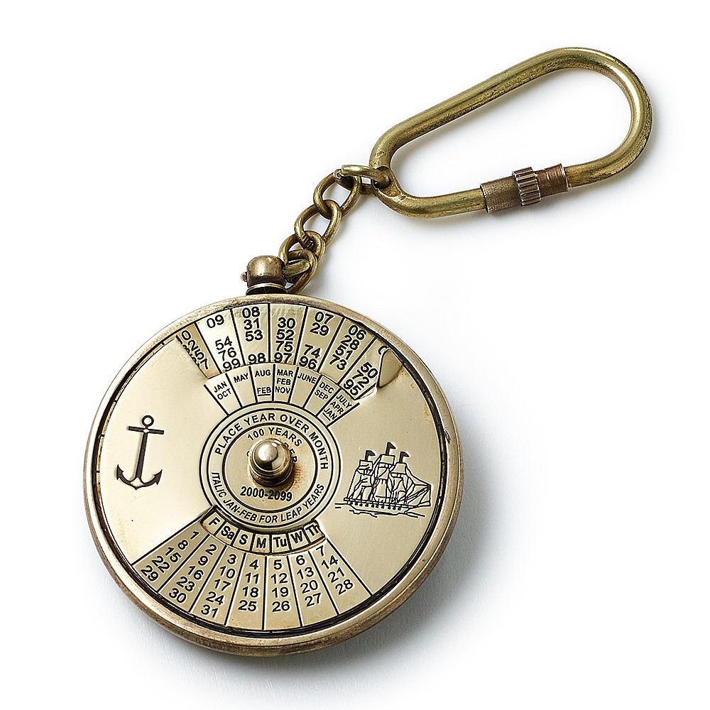 100 Year Calendar Keychain