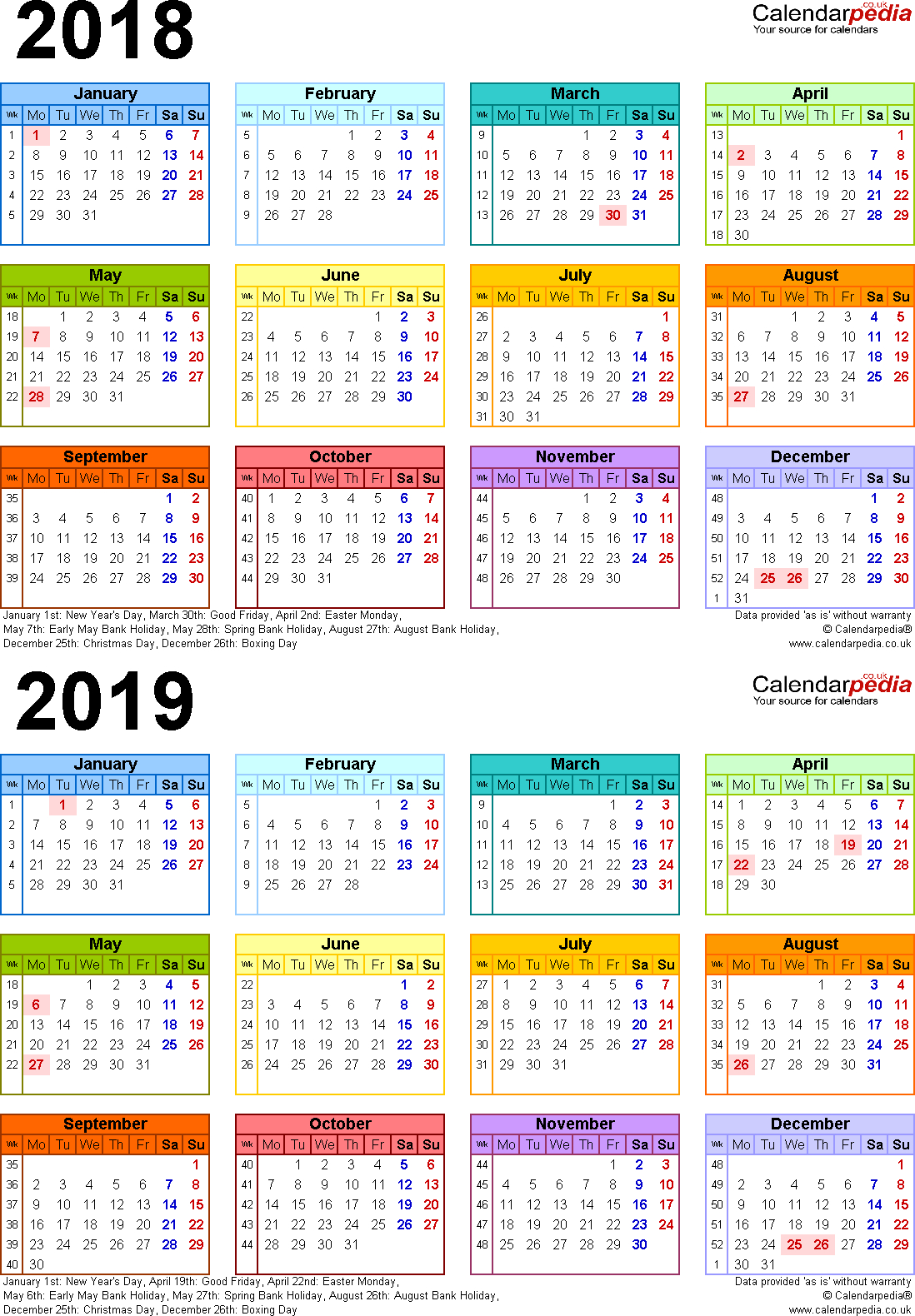 2 Year Calendars - Wpa.wpart.co