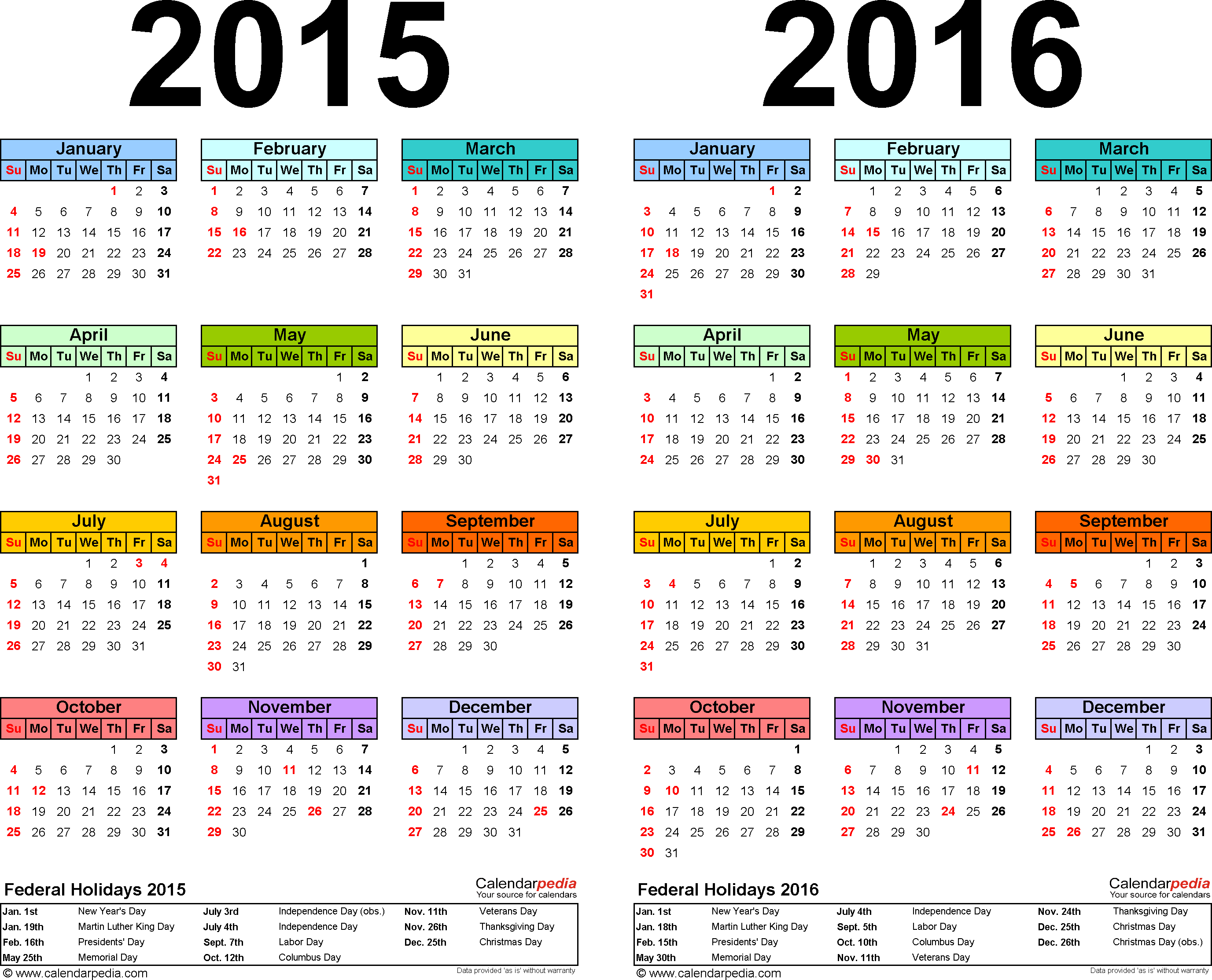 2015 Full Year Calendar - Wpa.wpart.co