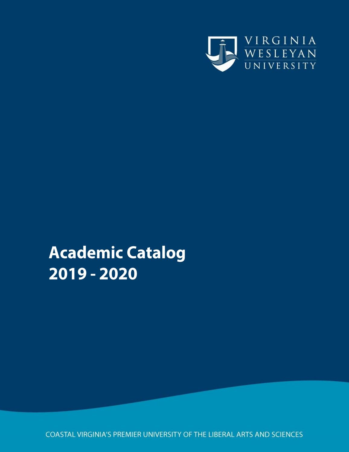 2019-2020 Undergraduate Academic Catalogvirginia