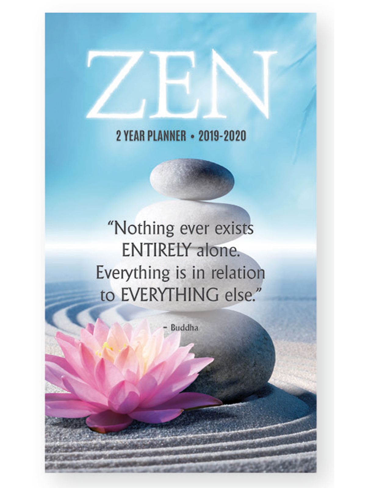 2019 - 2020 Zen Planner 2 Year Monthly Pocket Calendar Appointment Book