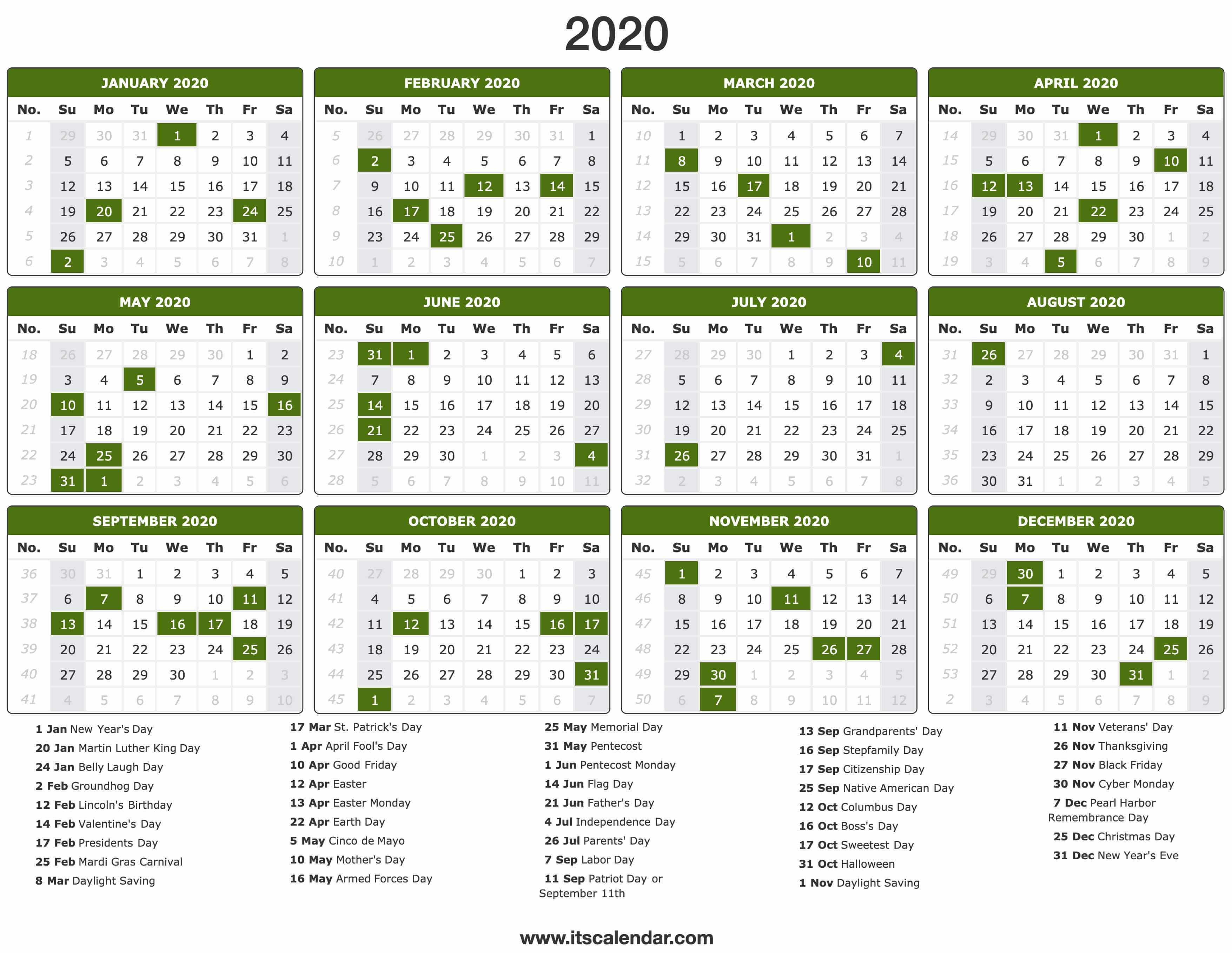 Big W Calendar 2020 Calendar Printables Free Templates