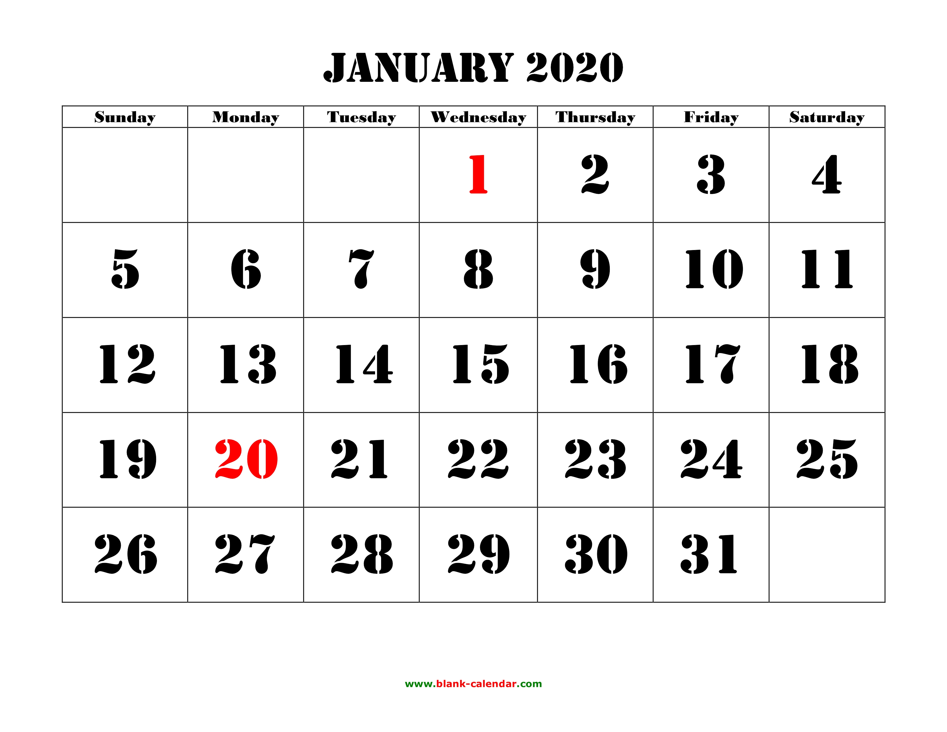 2020 Calendar Docx - Wpa.wpart.co