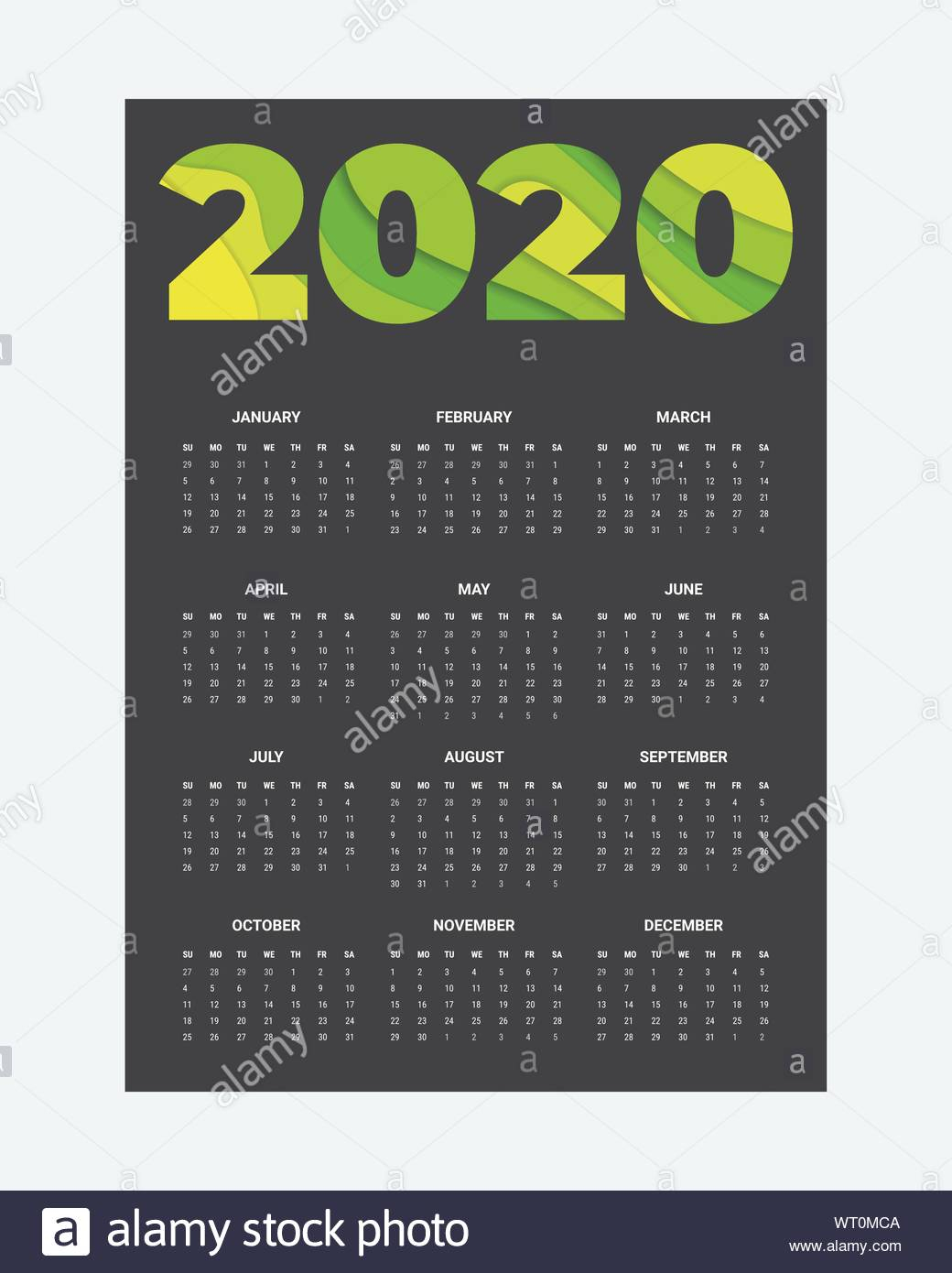 Calendar Week Guide 2020