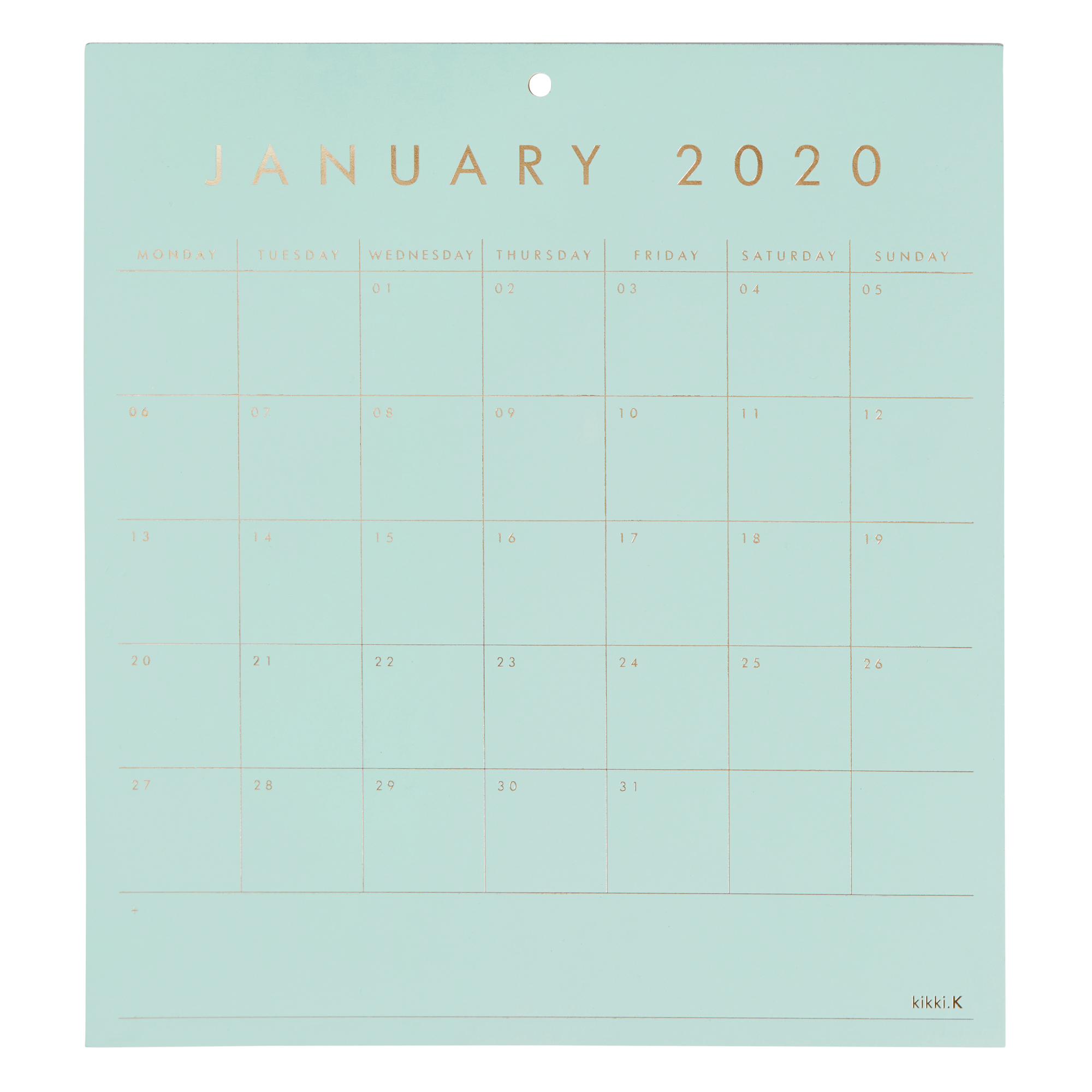 2020 Calendar Pad: Essentials