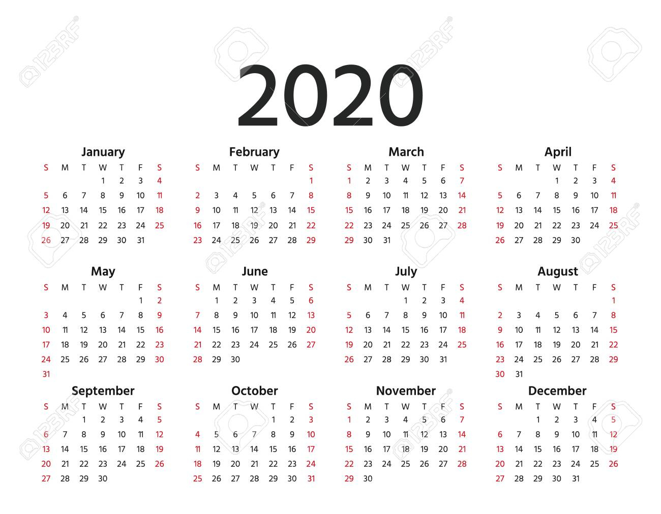 2020 Calendar Weekly - Wpa.wpart.co