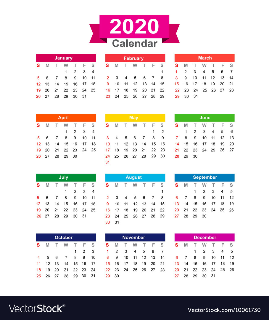 The Calendar Year 2020 | Calendar Printables Free Templates