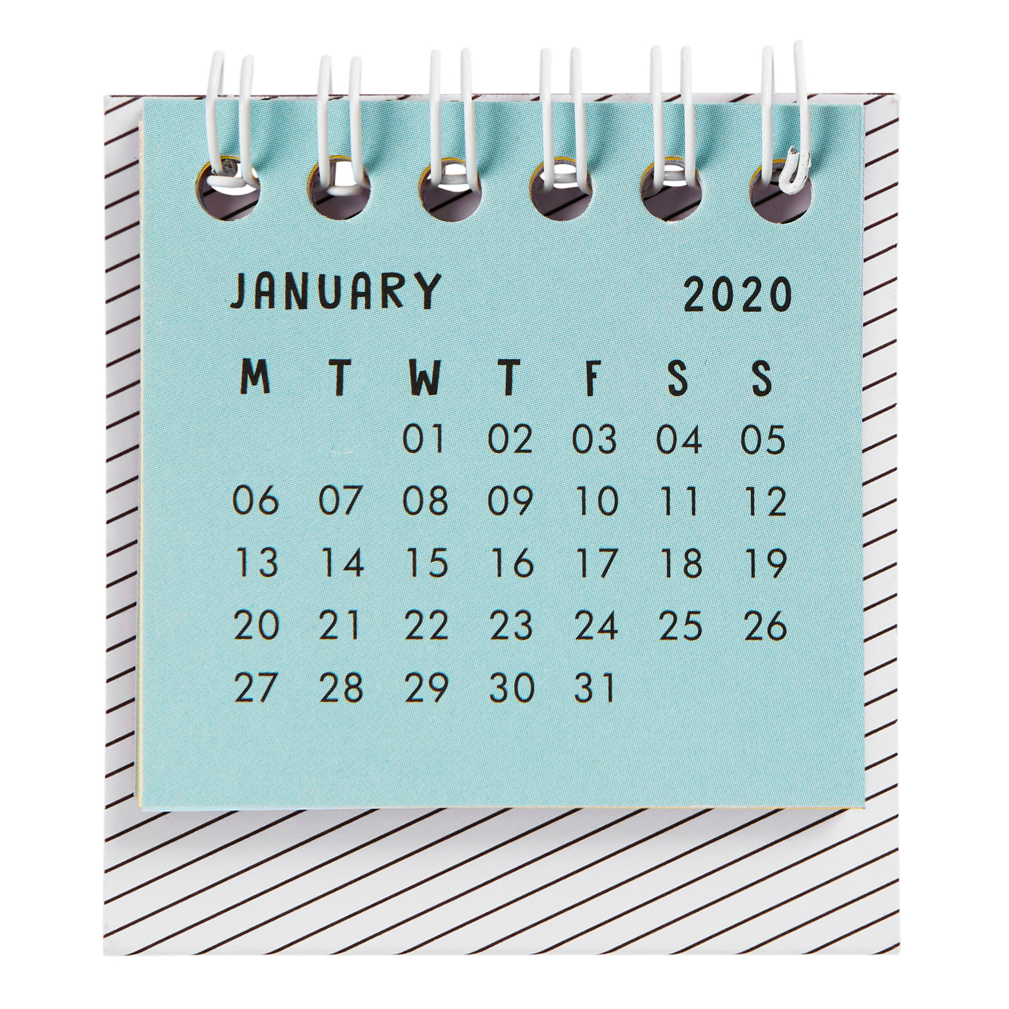 2020 Cute Mini Desk Calendar Holographic: Be Kind