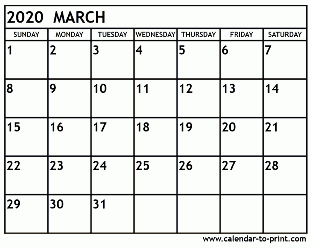 2020 March April Calendar - Wpa.wpart.co