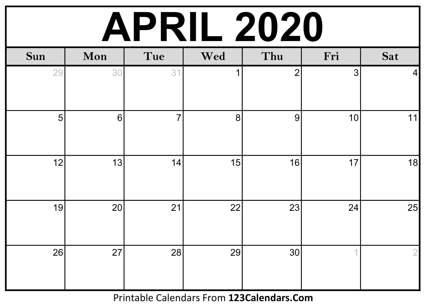 Calendar 2020 March April | Calendar Printables Free Templates