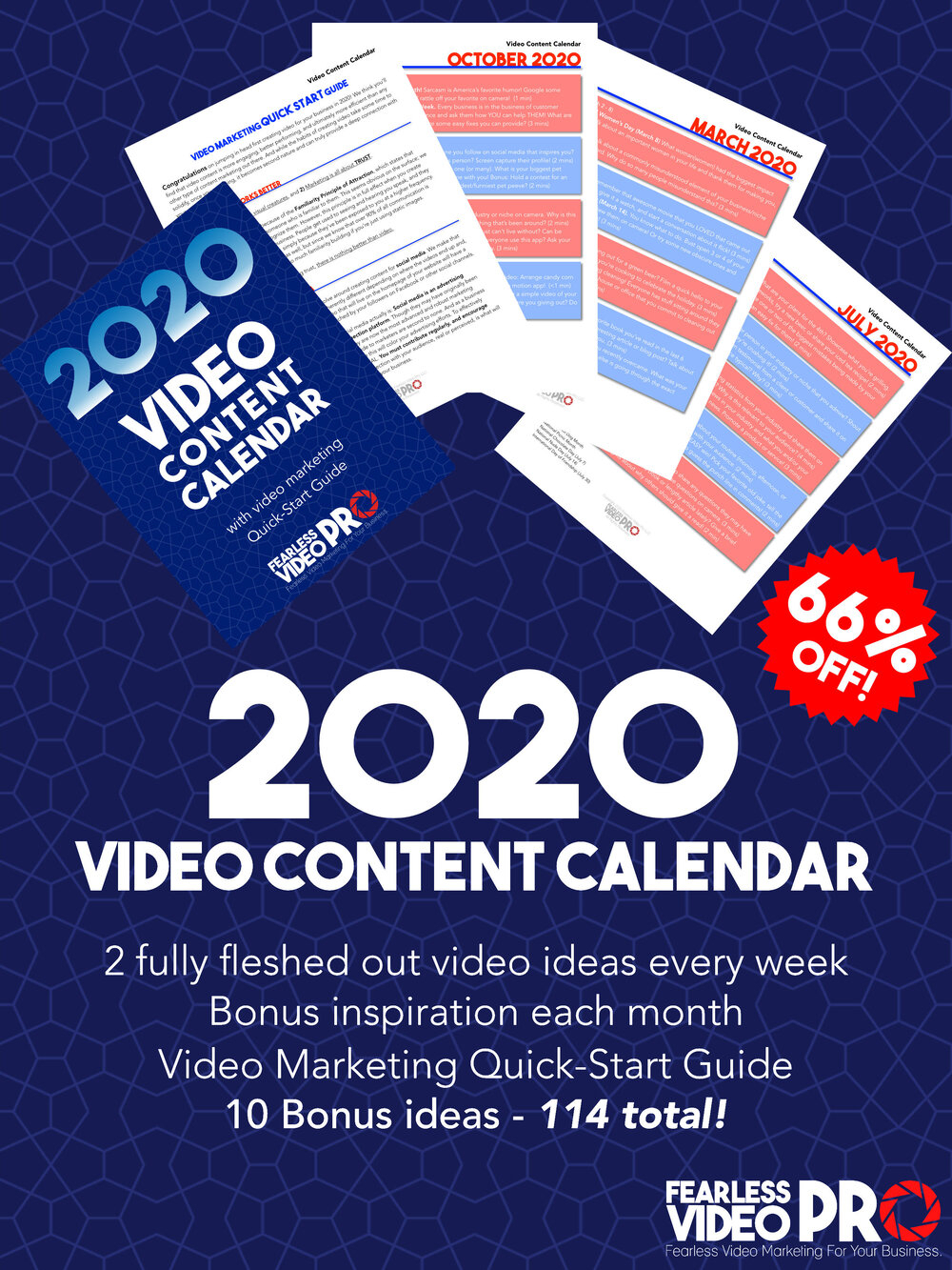 2020 Video Content Calendar — Fearless Video Pro