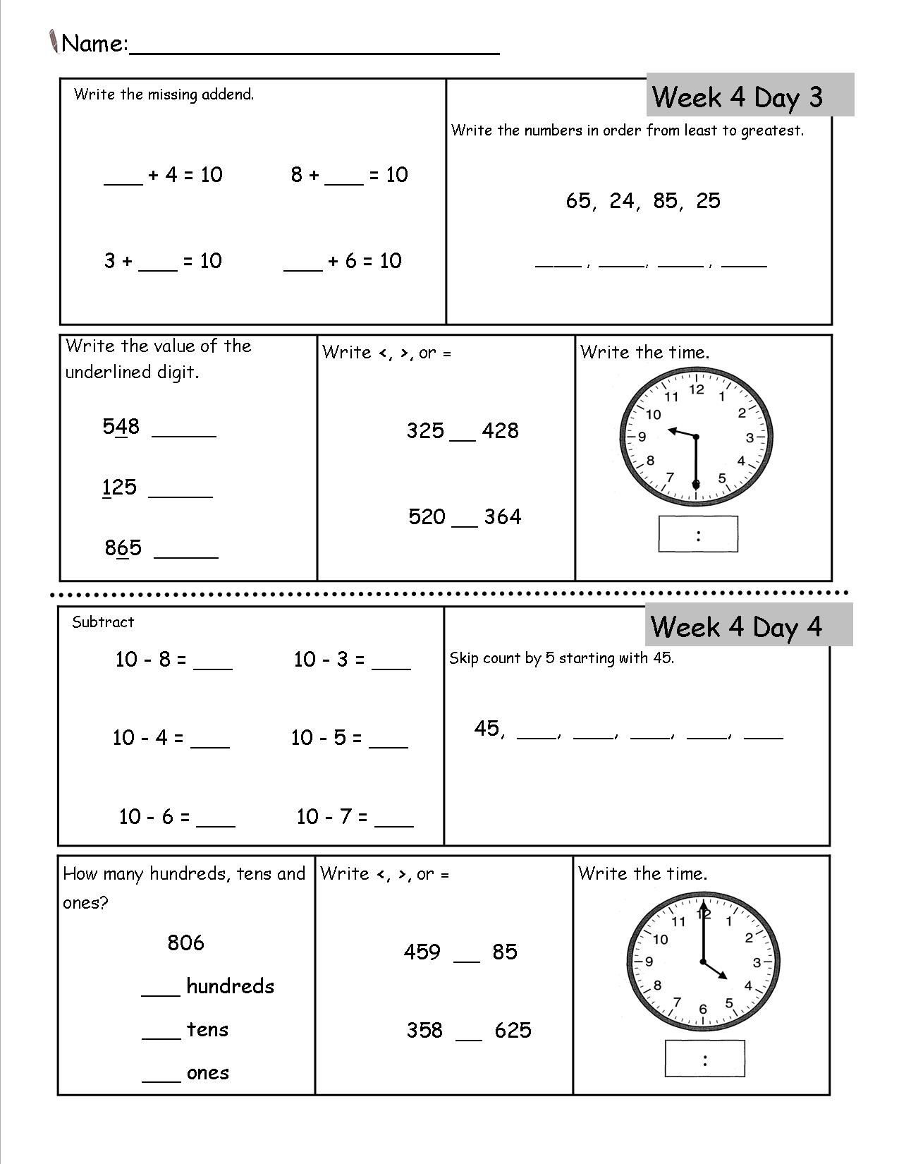 2Nd Grade Worksheets | 2Nd Grade Math Worksheets, 2Nd Grade