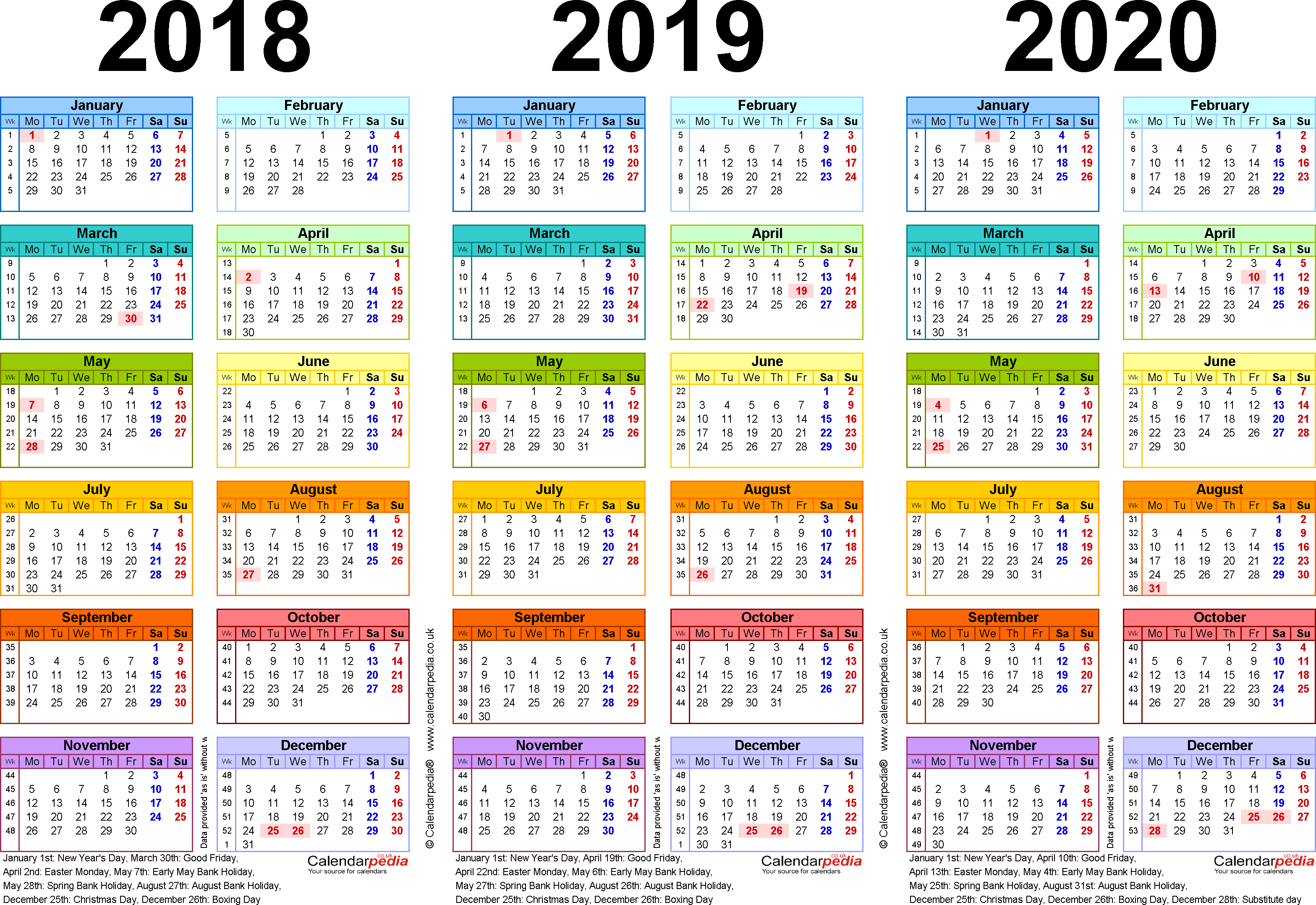 3 Year Calendar - Wpa.wpart.co