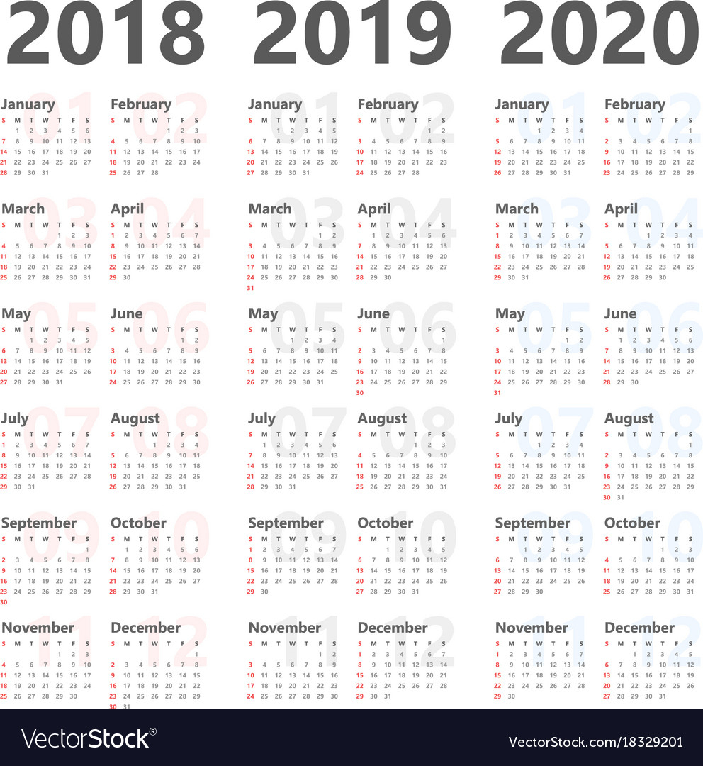3 Year Calendar - Wpa.wpart.co