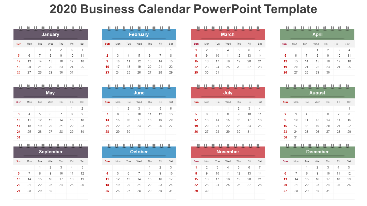 30 Best New Year And Calendar Templates To Kick-Off 2020