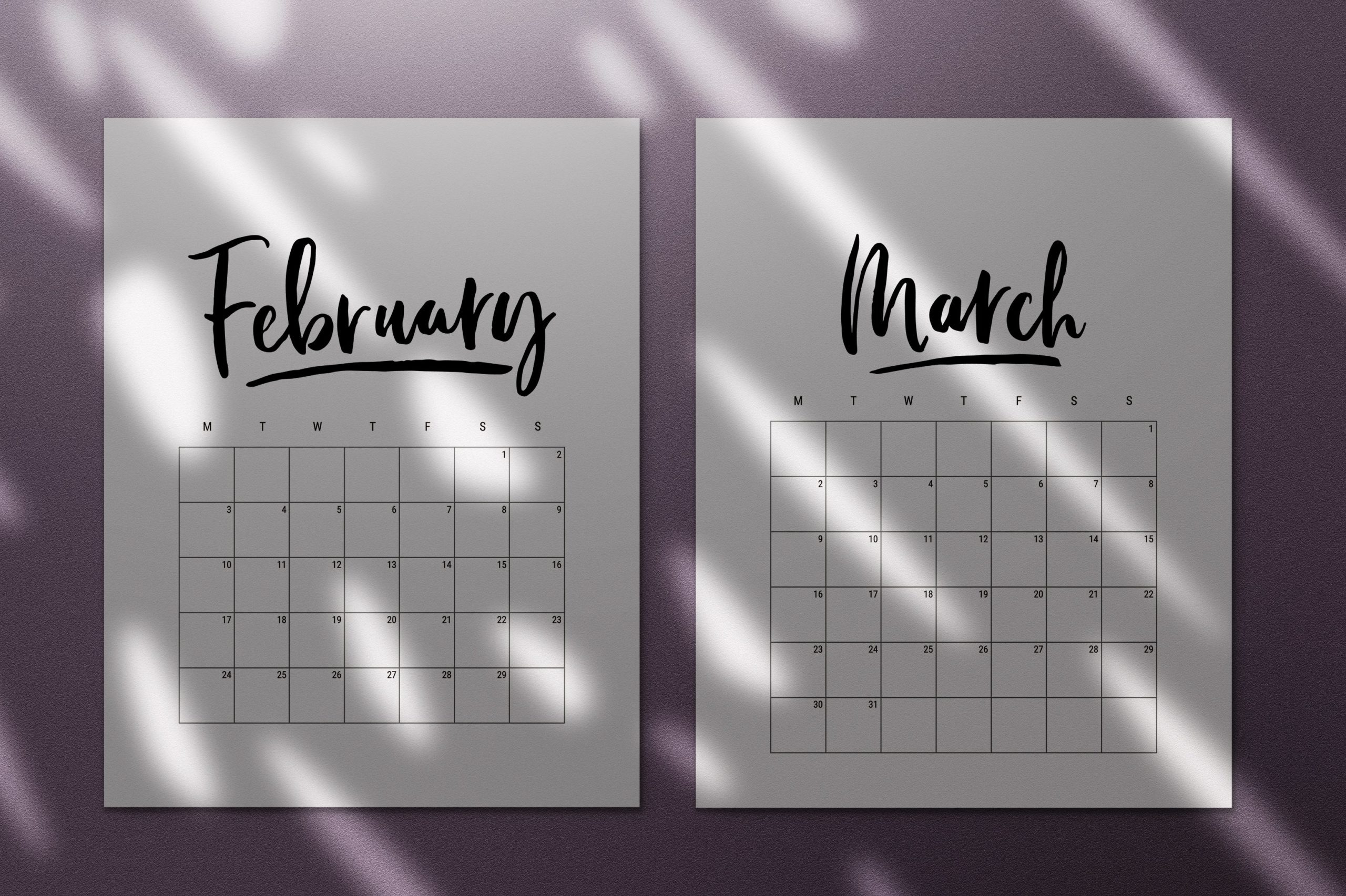 40 Best Printable Calendars 2020 (Both Free And Premium)