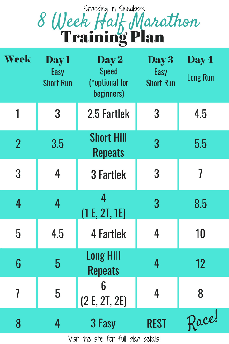 Regis 8 Week Calendar