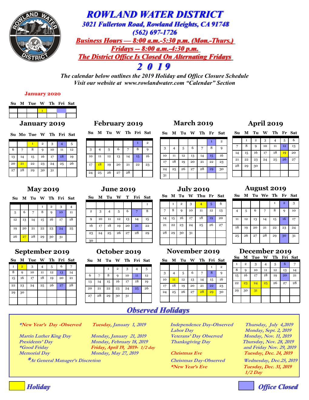 9/80 Calendar 2019 | Free Printable Calendar