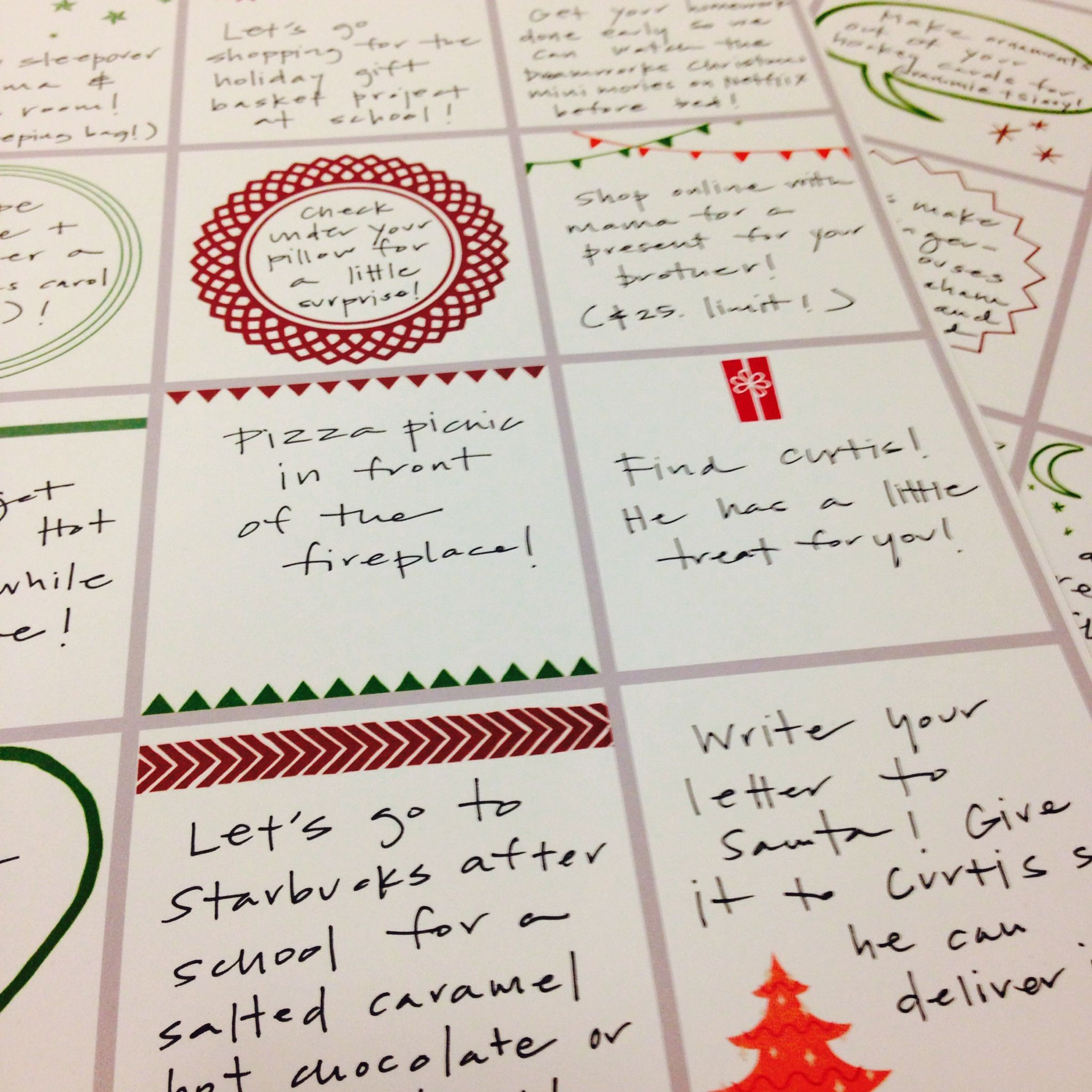 Advent Calendar Filler Ideas (And Printables!) | Advent