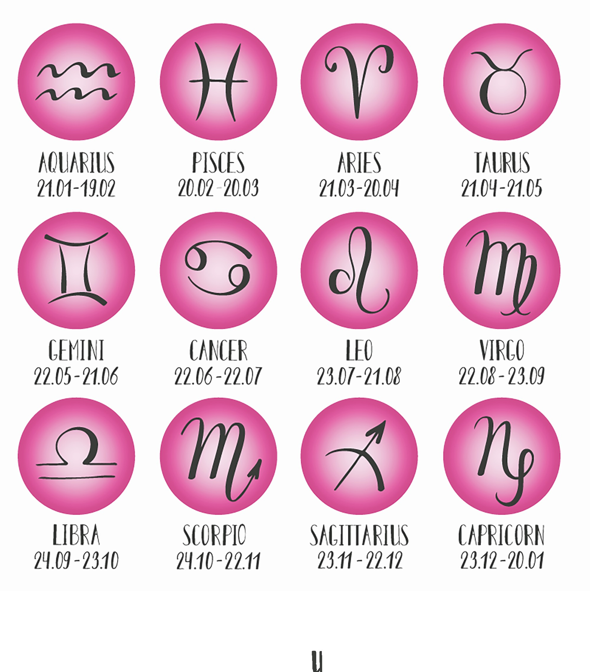 Allsigns Pink Till Cafe Astrology Leo Moon | Zimt.ca