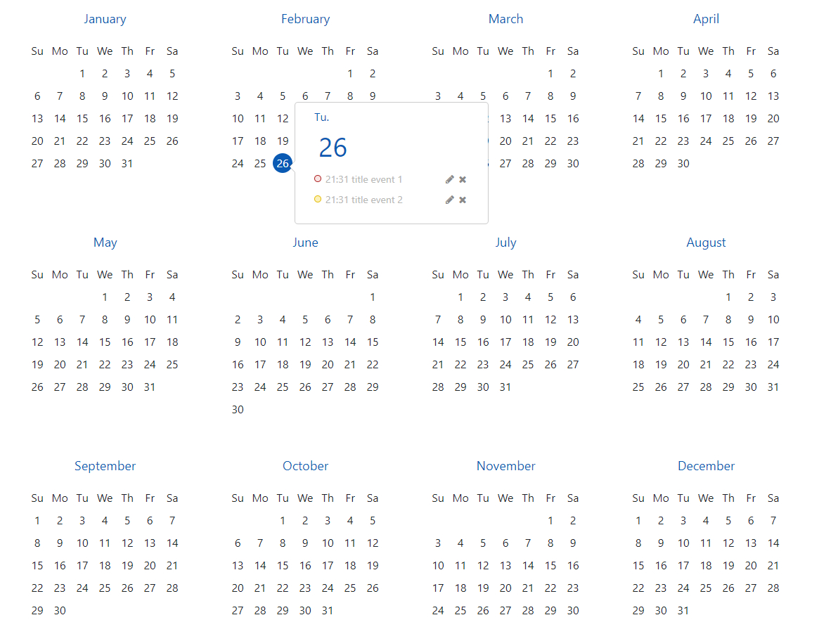 Print Year View Calendar Calendar Printables Free Templates
