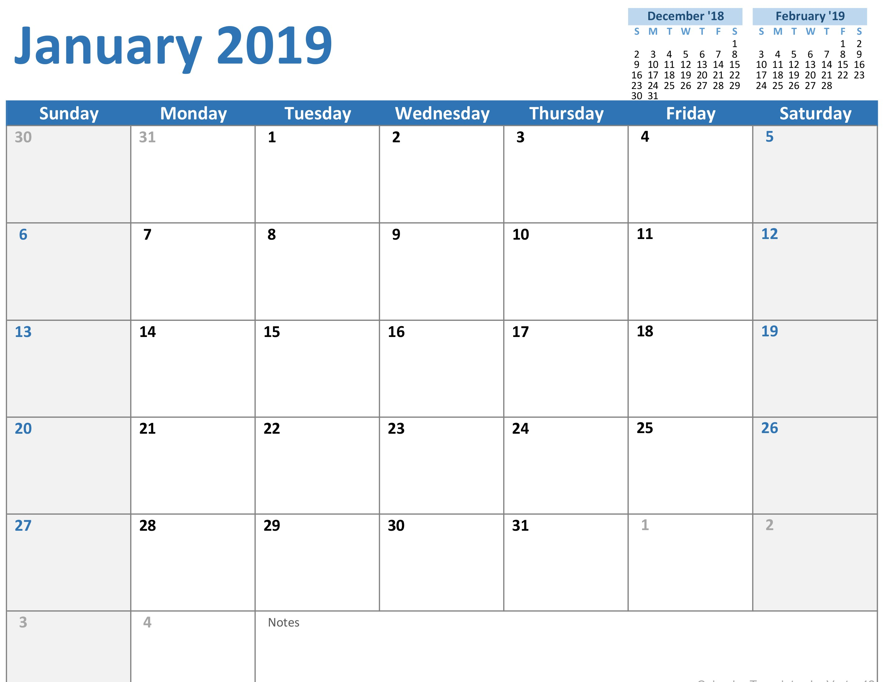 Printable Calendar In Word