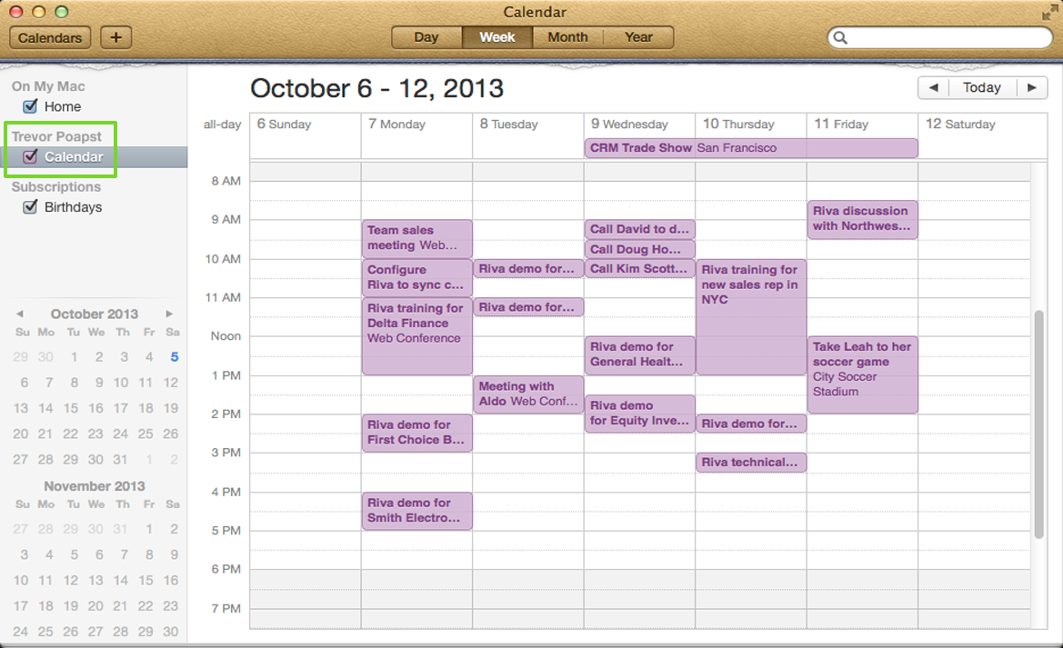 google calendar for mac os x