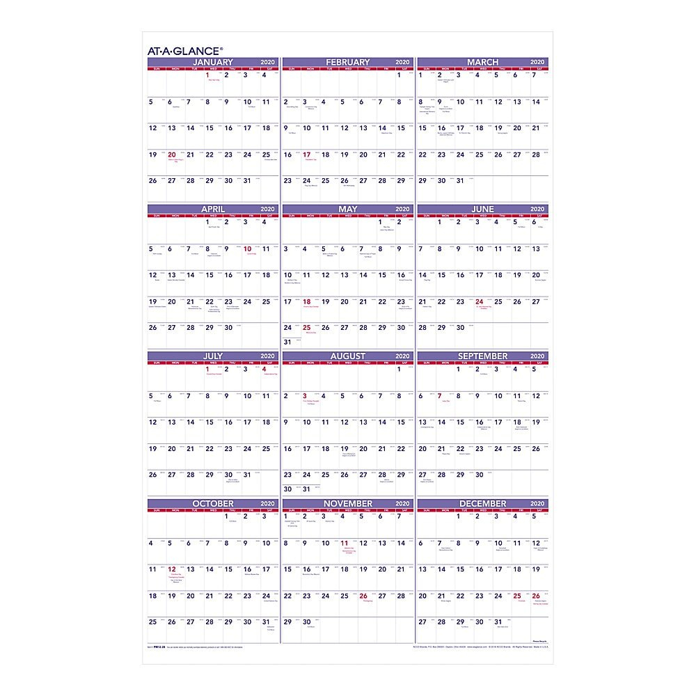 Calendar 2020 Office Depot Calendar Printables Free Templates