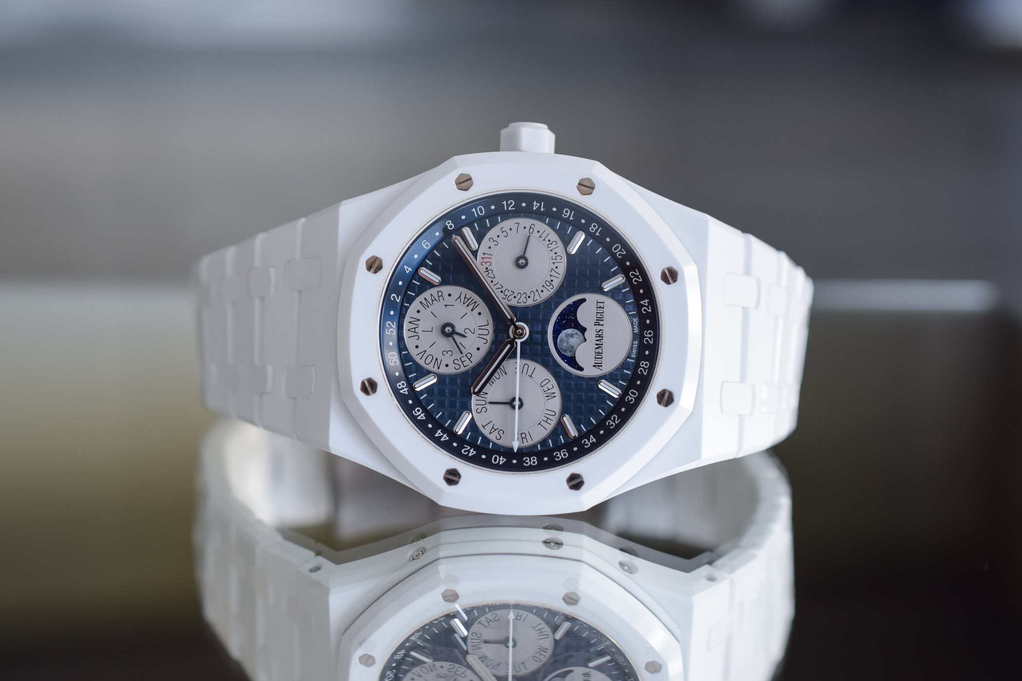 Audemars Piguet Royal Oak Perpetual Calendar White Ceramic