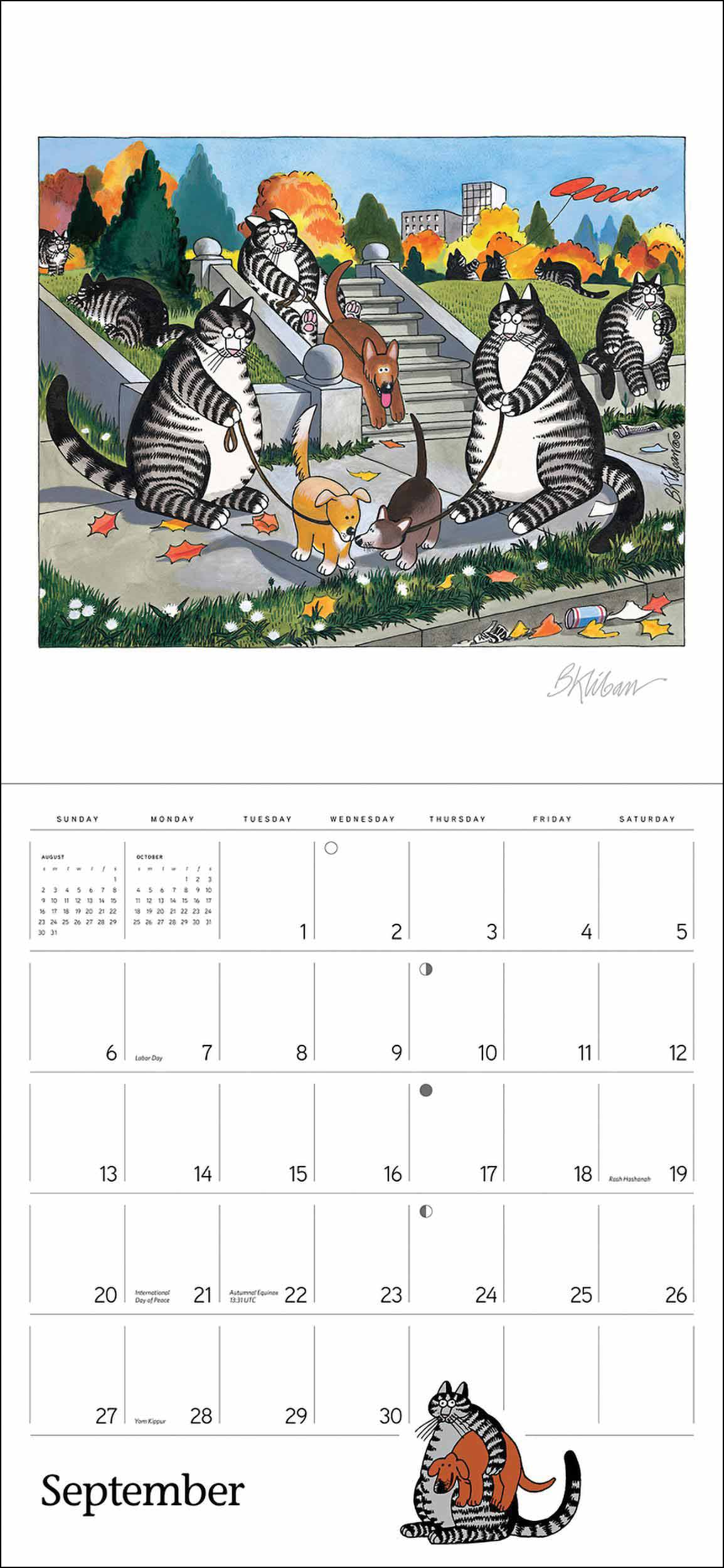 B Kliban, Cat Calendar 2020