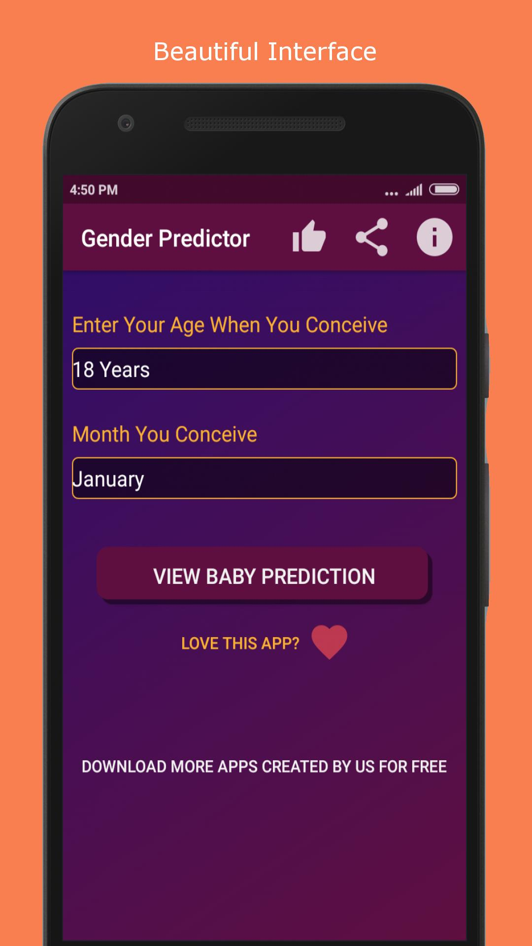 Baby Gender Predictor - Chinese Astrology Calendar Для