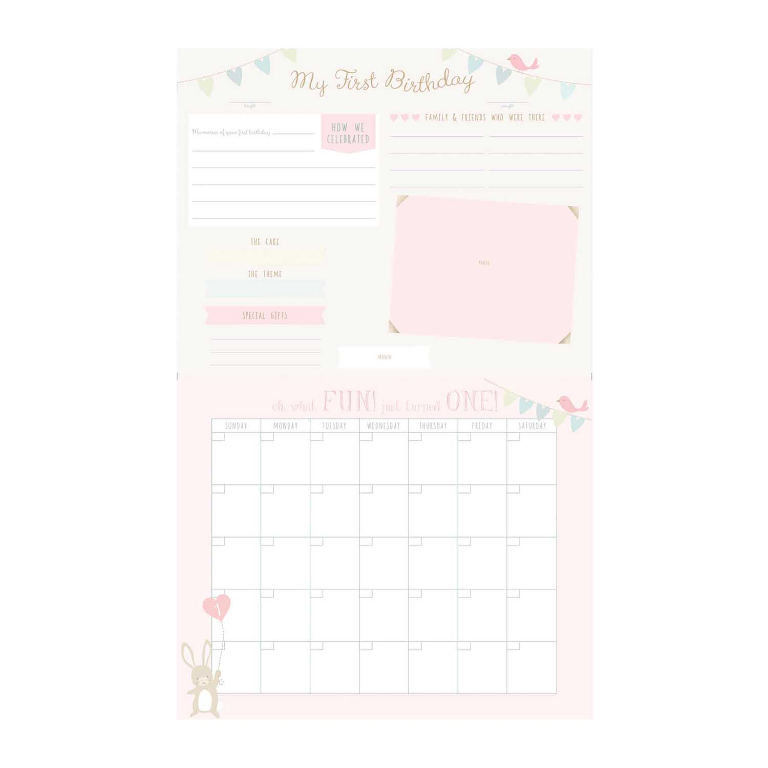 Baby&#039;s First Year Calendar - Little Love