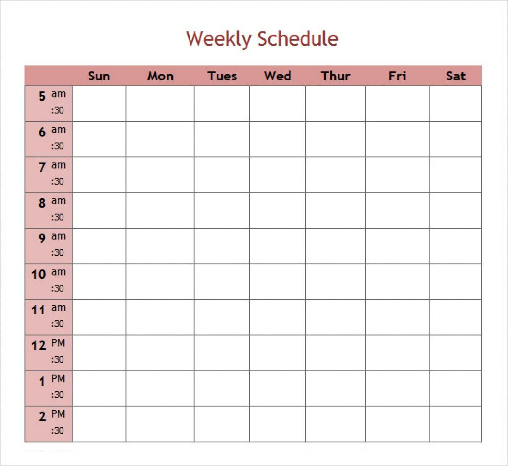 Free Printable Calendar 5 Day Week Calendar Printables