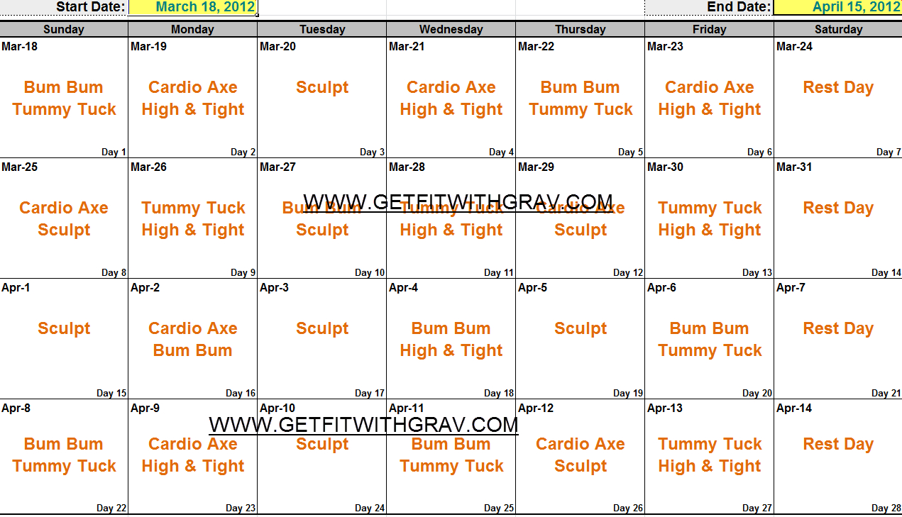 Brazil Butt Lift Customizable Calendar! Site Also Has Slim