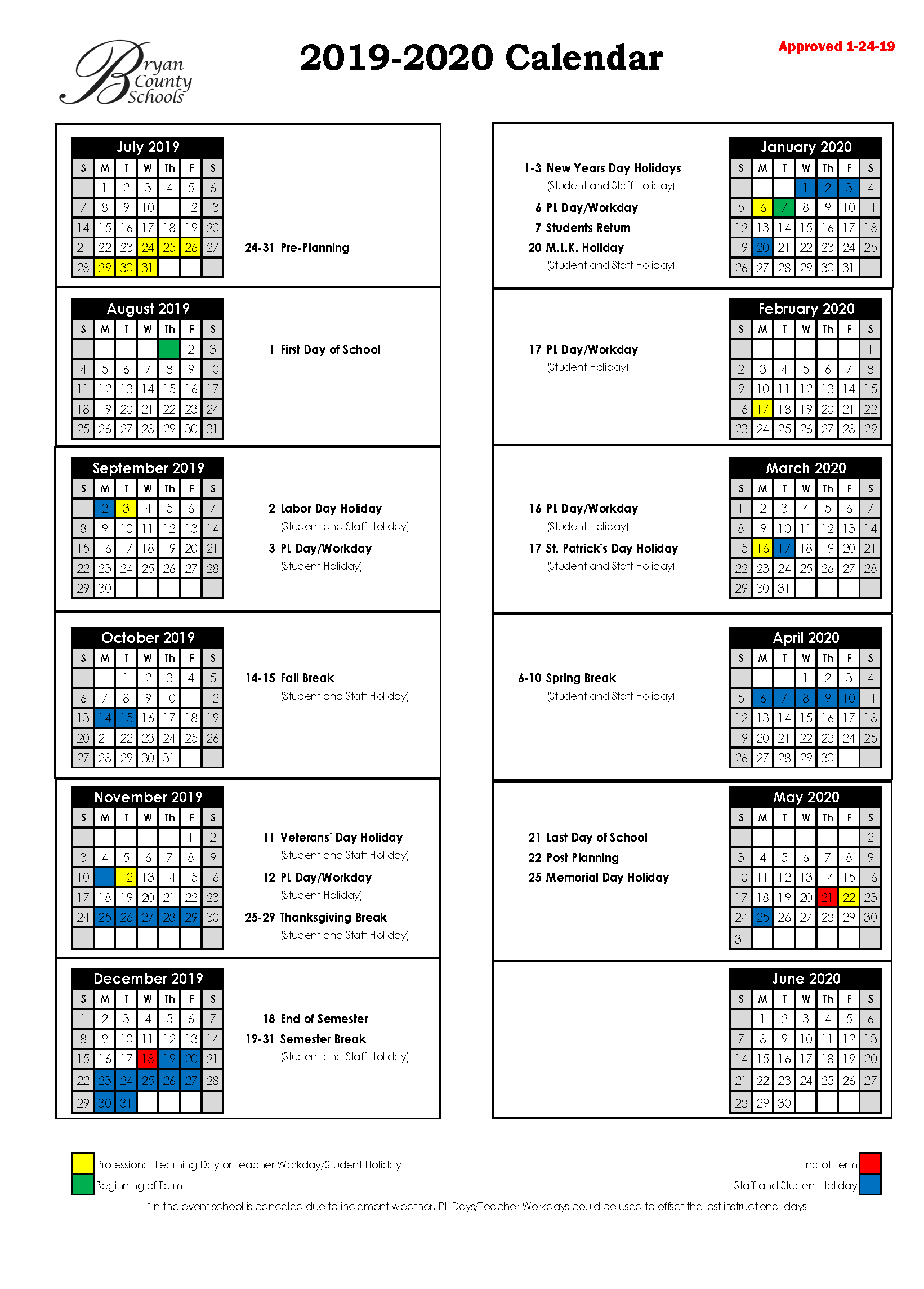 Richland 2 Printable Calendar Calendar Printables Free Templates