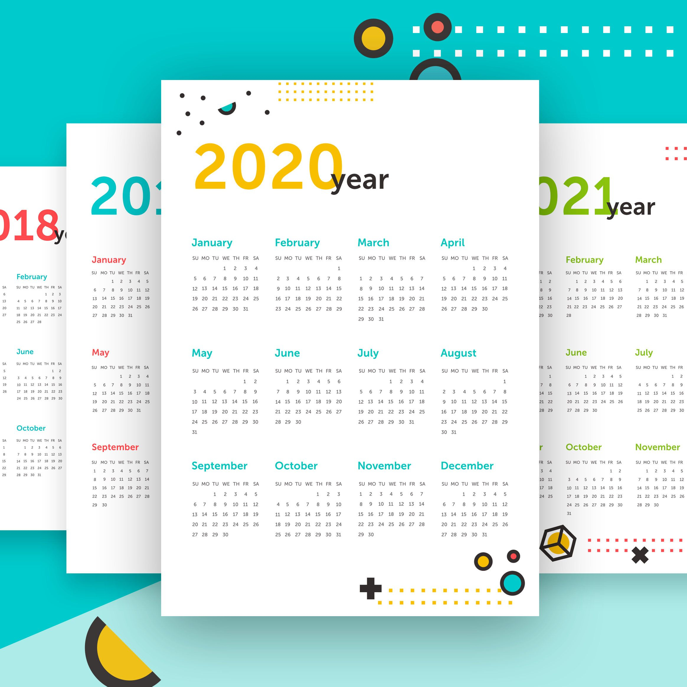 budget planner calendar 2018 2019