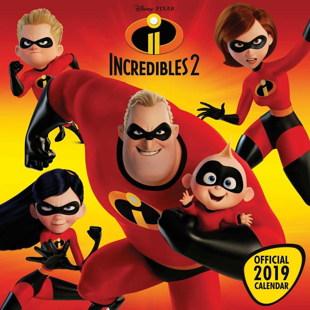 Calendar 2020 Incredibles 2