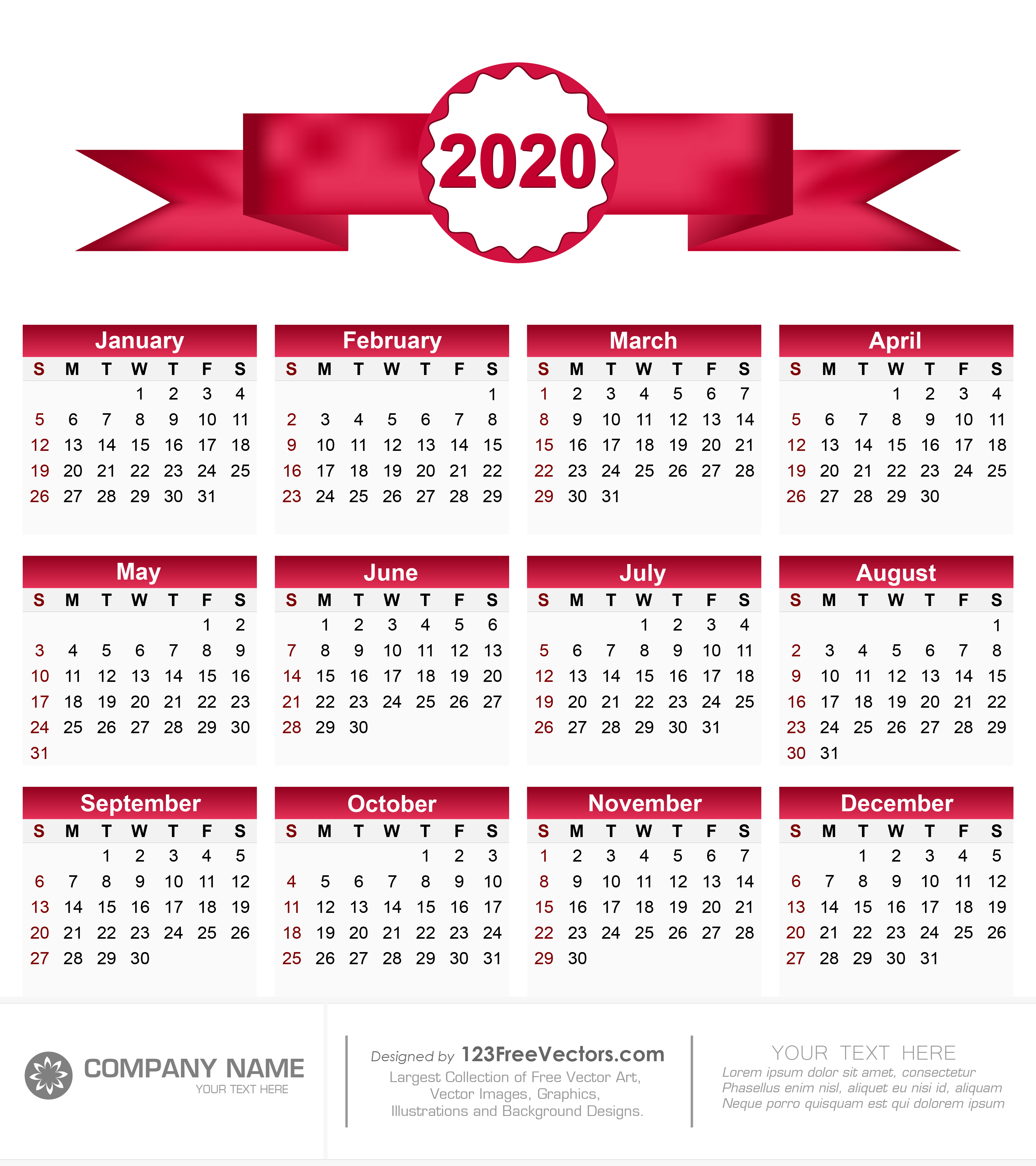 Calendar 2020 Pdf