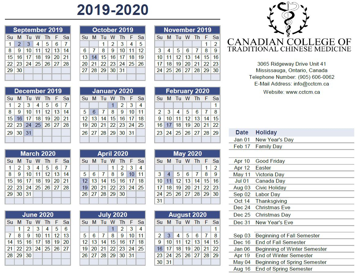 Calendar Canada 2020 - Wpa.wpart.co