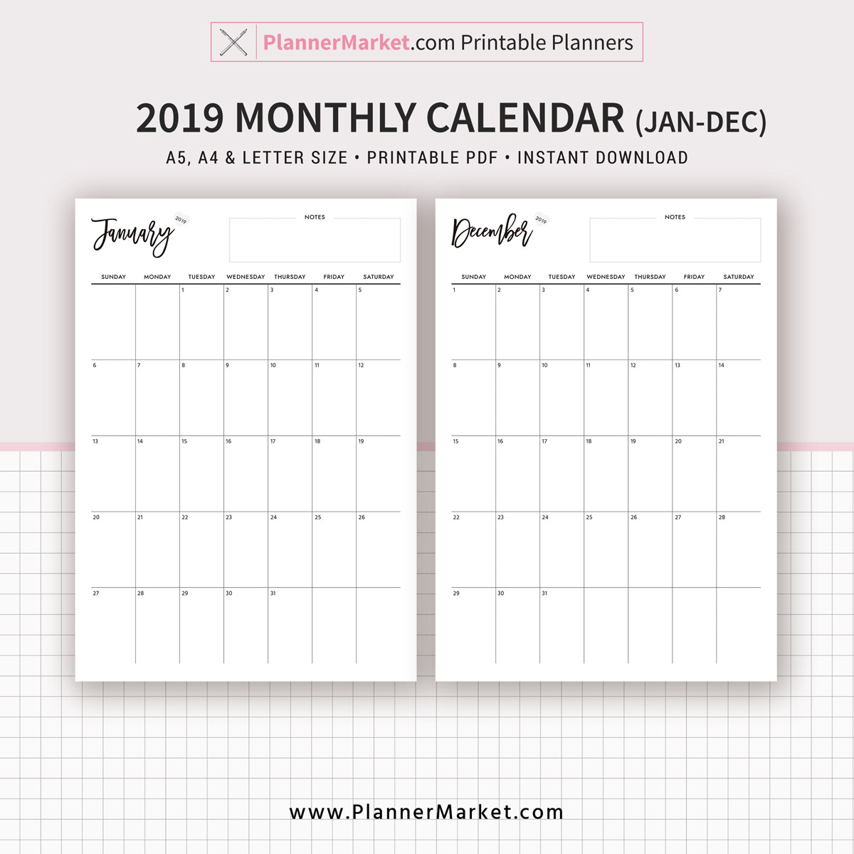 Calendar Planner Printable - Wpa.wpart.co