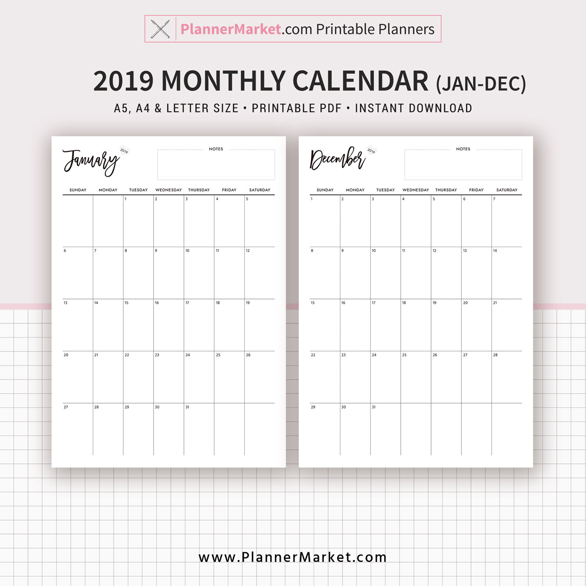 Free Printable Calendar A5 Calendar Printables Free Templates