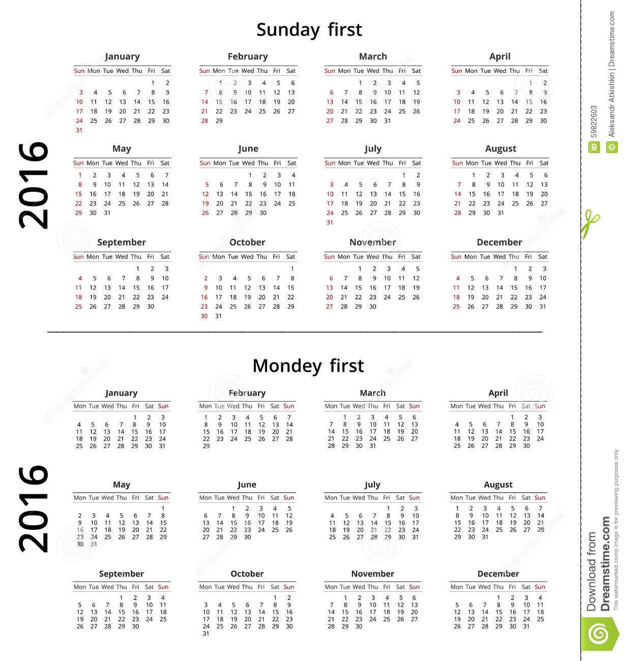 Calendar Week Usa Vs Europe