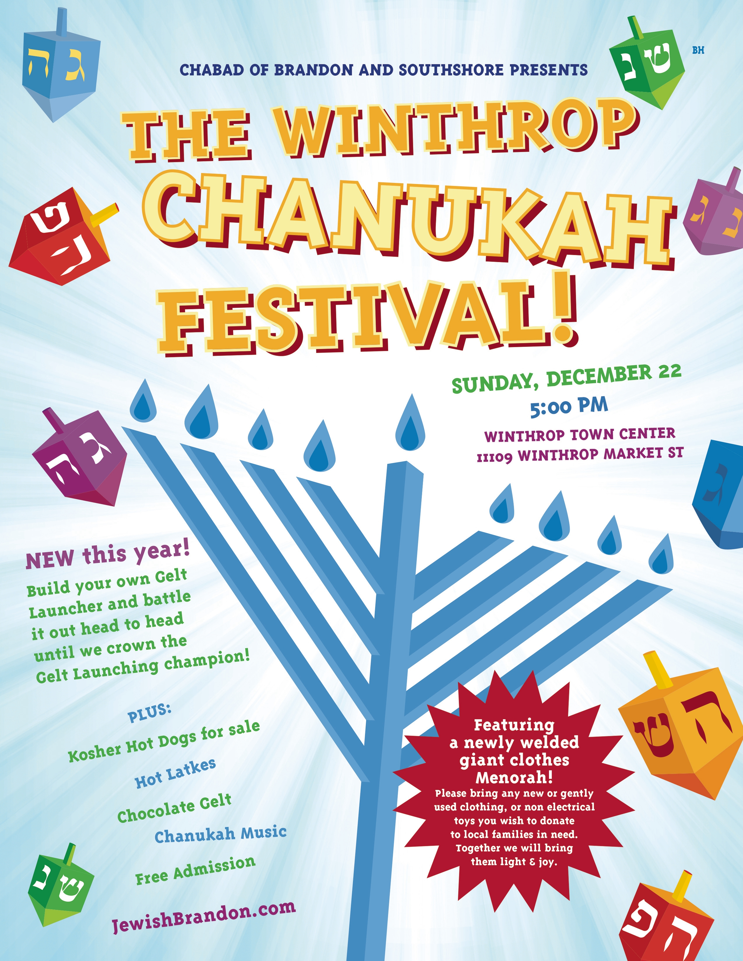 Chanukah Festival At Winthrop Town Centre | Tampa Jewish