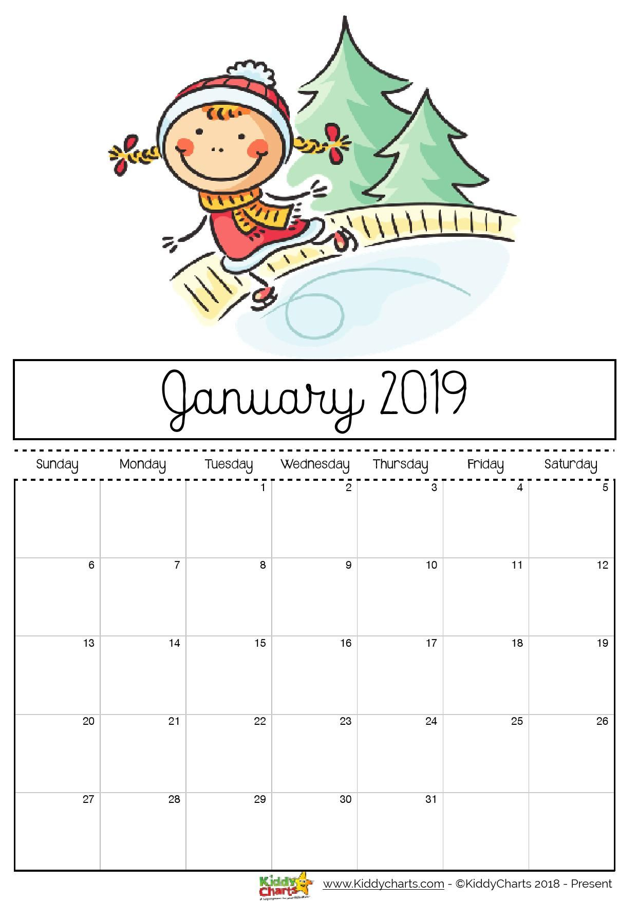 Check Out Our Fantastic Free 2019 Calendar For Your Child's