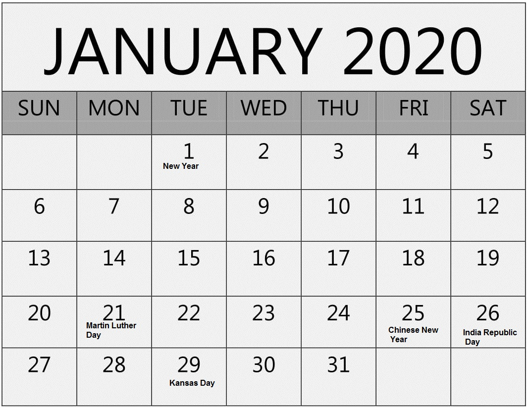 Chinese Calendar January 2020 - Wpa.wpart.co
