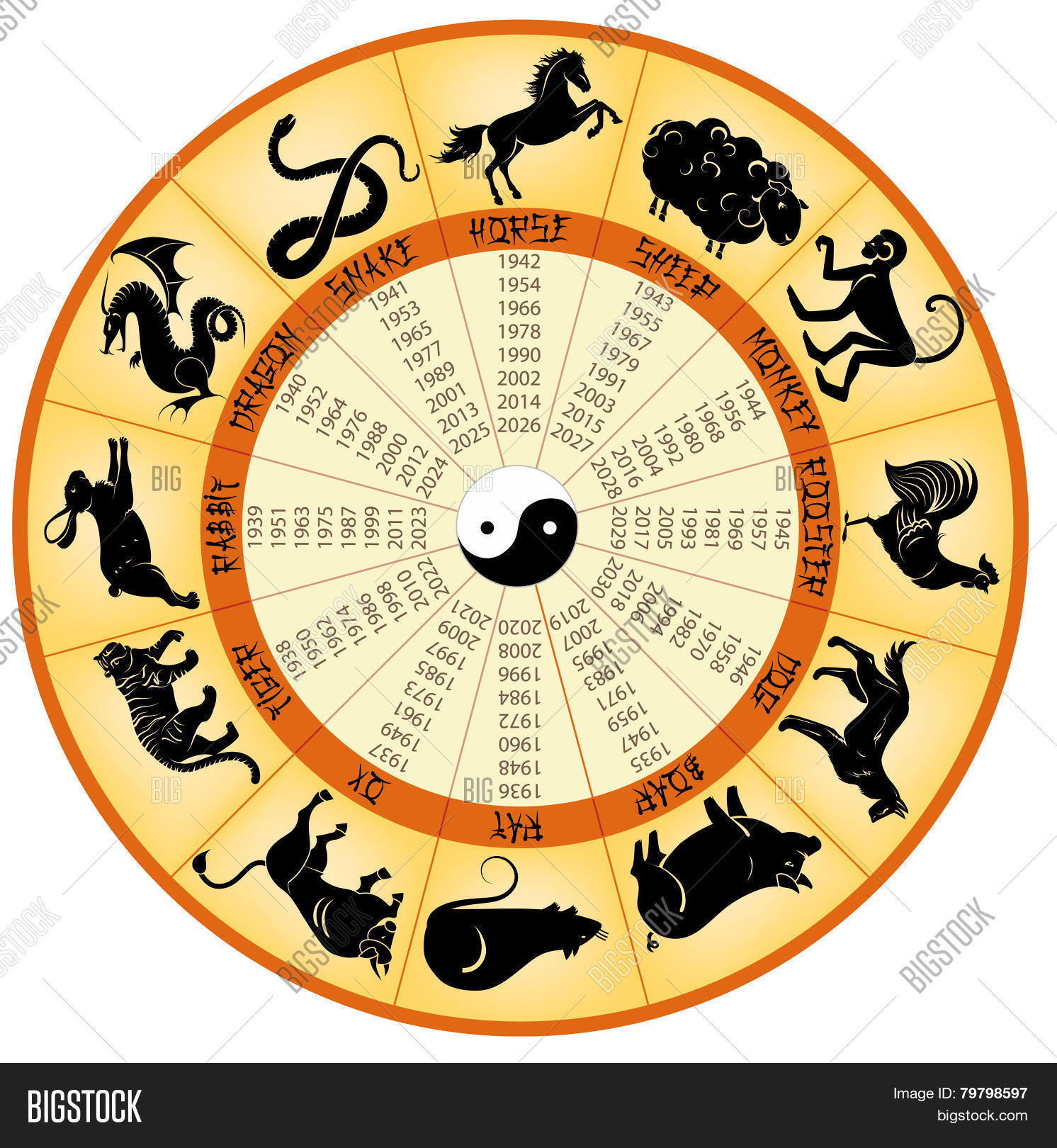 Chinese Calendar Vector &amp; Photo (Free Trial) | Bigstock